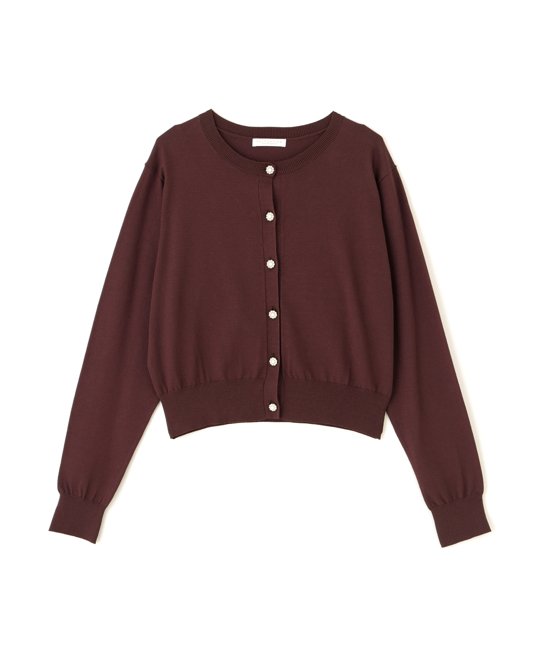 PROPORTION BODY DRESSING「＜ウォッシャブル＞キラ釦カーディガン」|カーディガン|