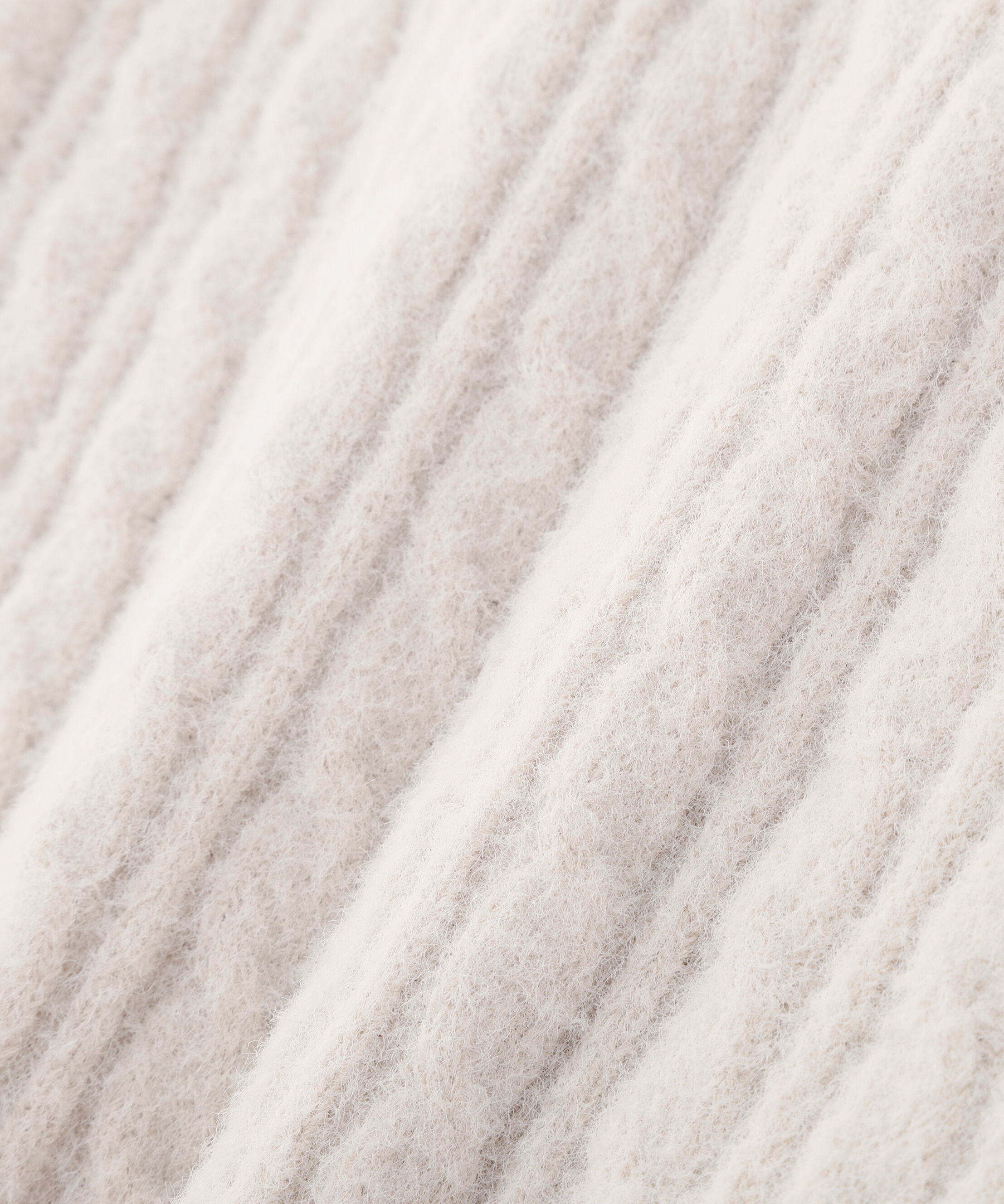 PROPORTION BODY DRESSING「チャーム付きミニケーブルニット  25AW」|ニット・セーター|