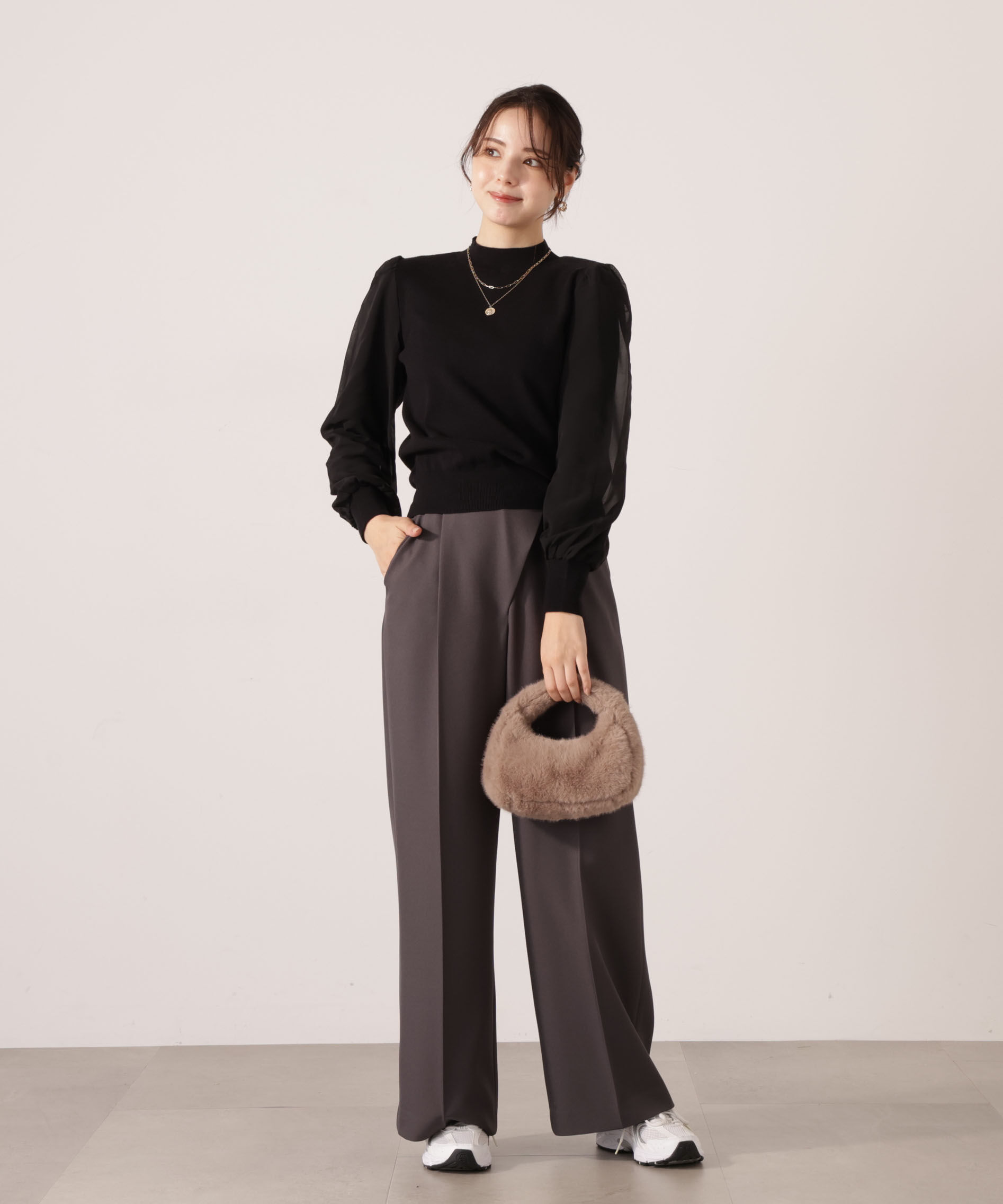 PROPORTION BODY DRESSING「ハイウエストラップパンツ　25AW」|その他|