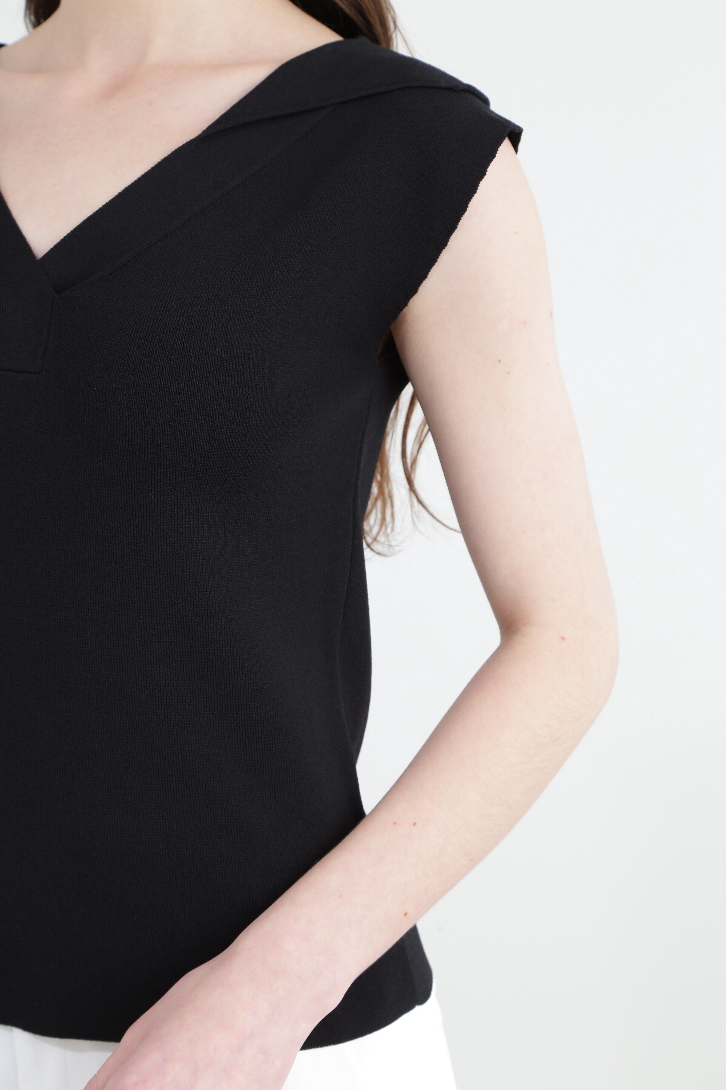  「◆Ｖネックニットアッププルオーバー」|ニット・セーター|