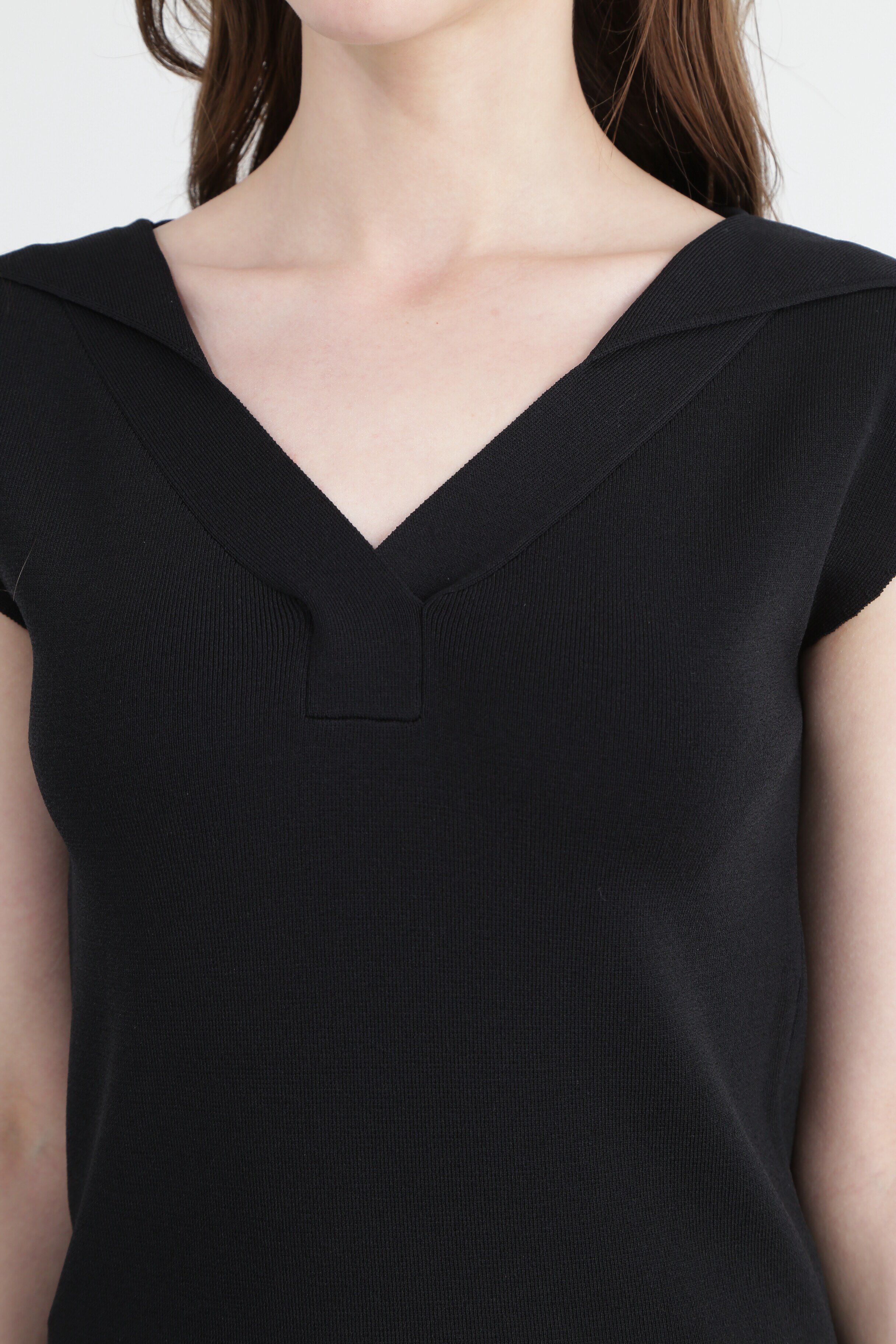  「◆Ｖネックニットアッププルオーバー」|ニット・セーター|