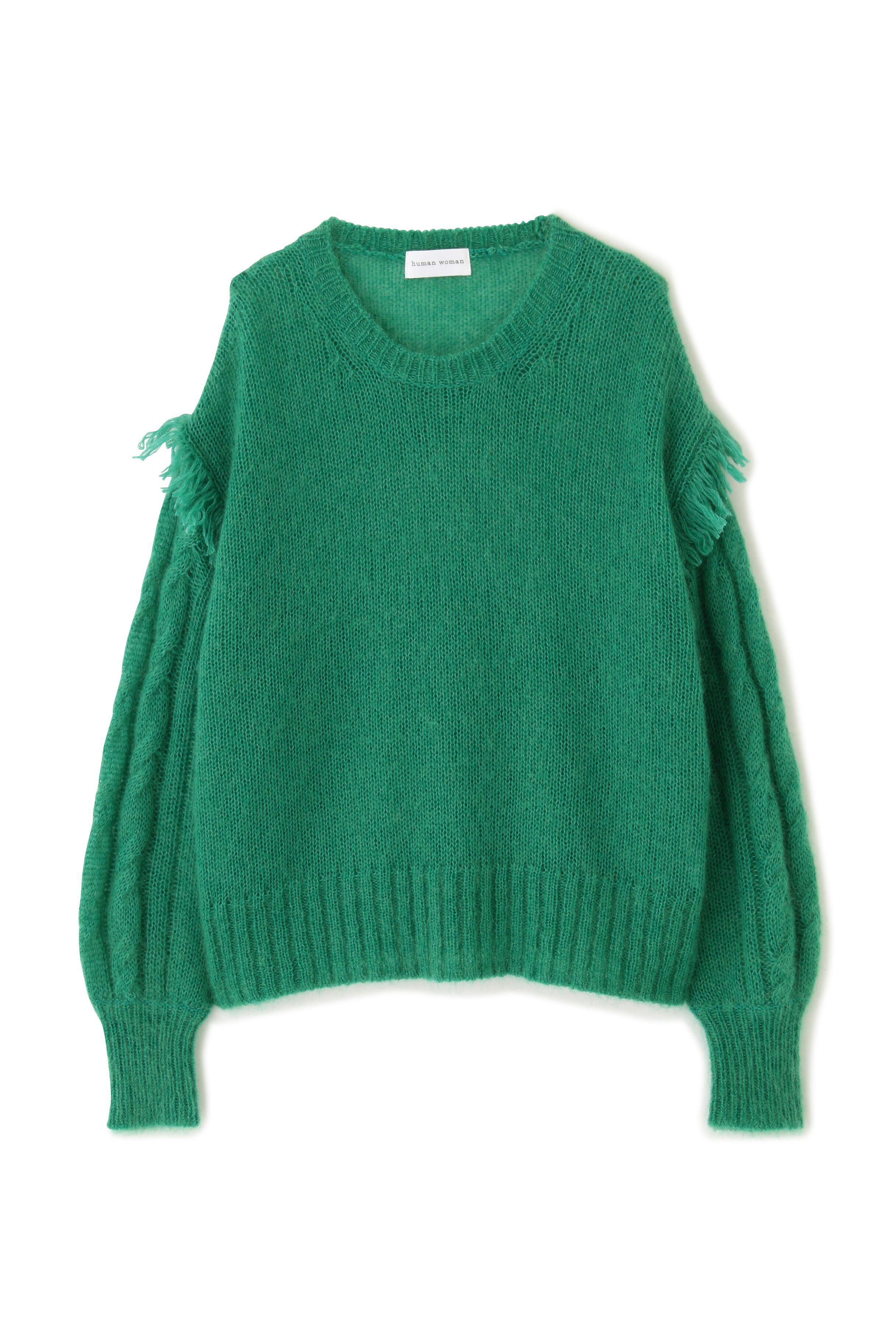  「◆ケーブルモヘアプルオーバー」|ニット・セーター|