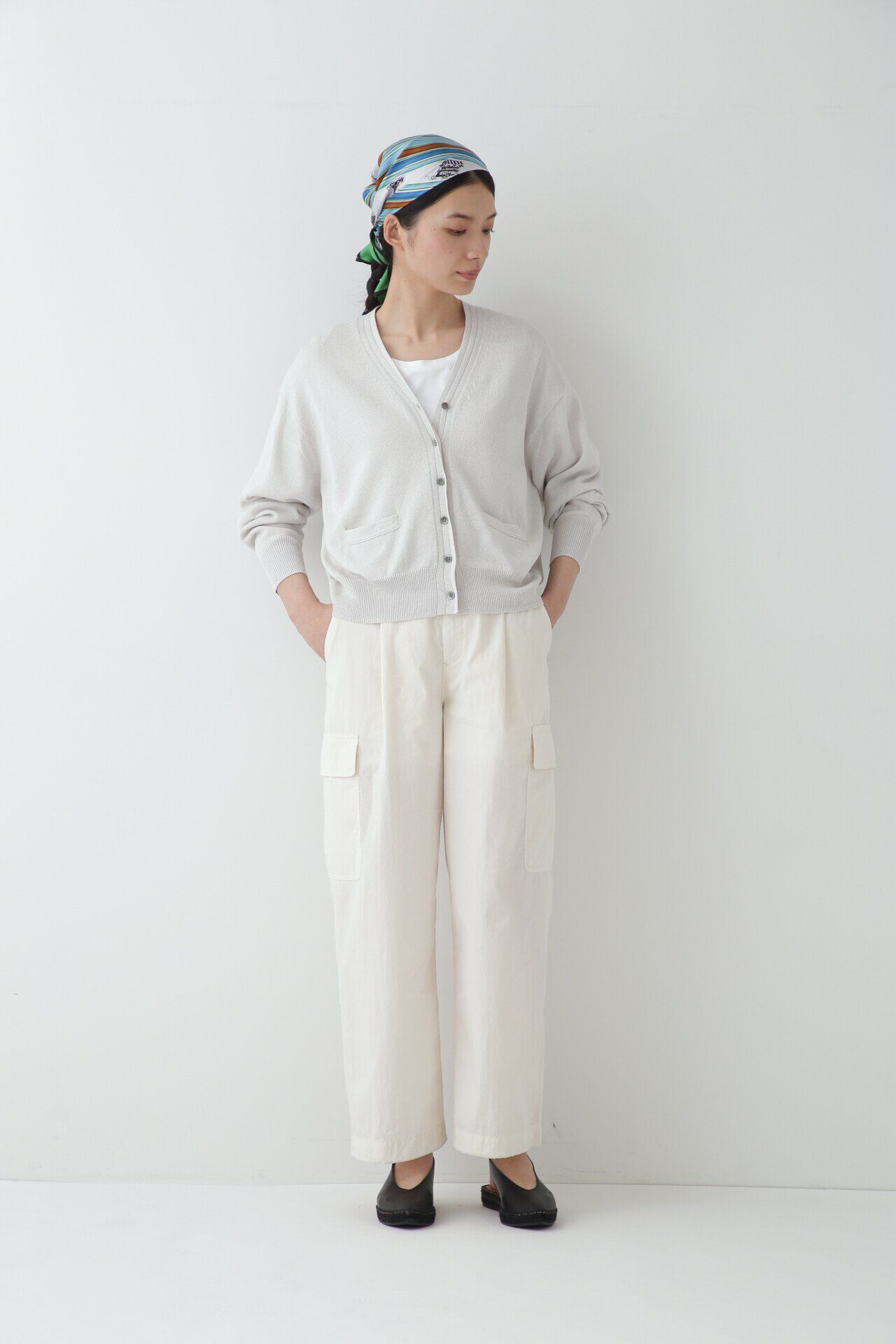  「◆ペーパーヤーンカーディガン」|ニット・セーター|