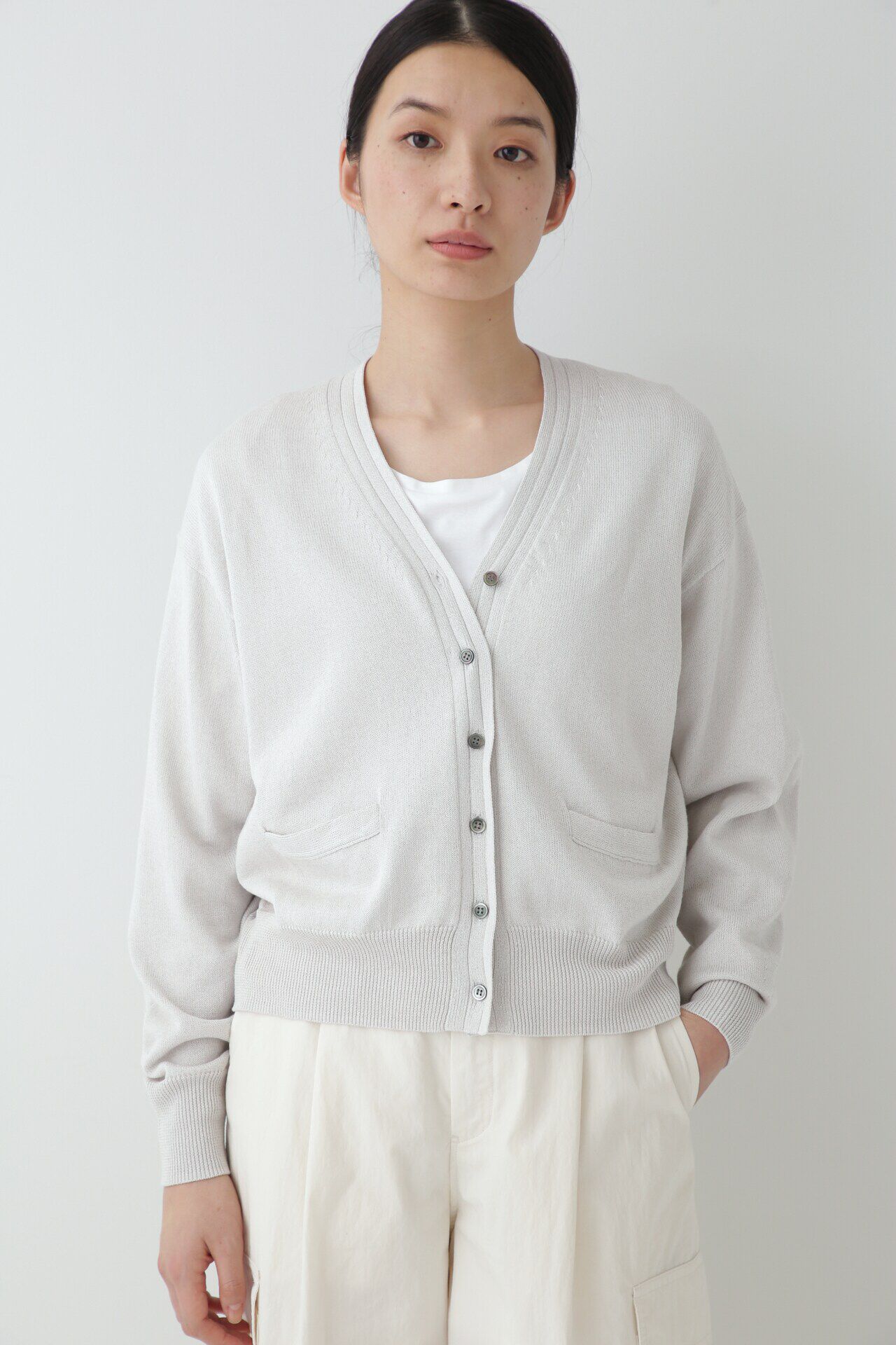  「◆ペーパーヤーンカーディガン」|ニット・セーター|