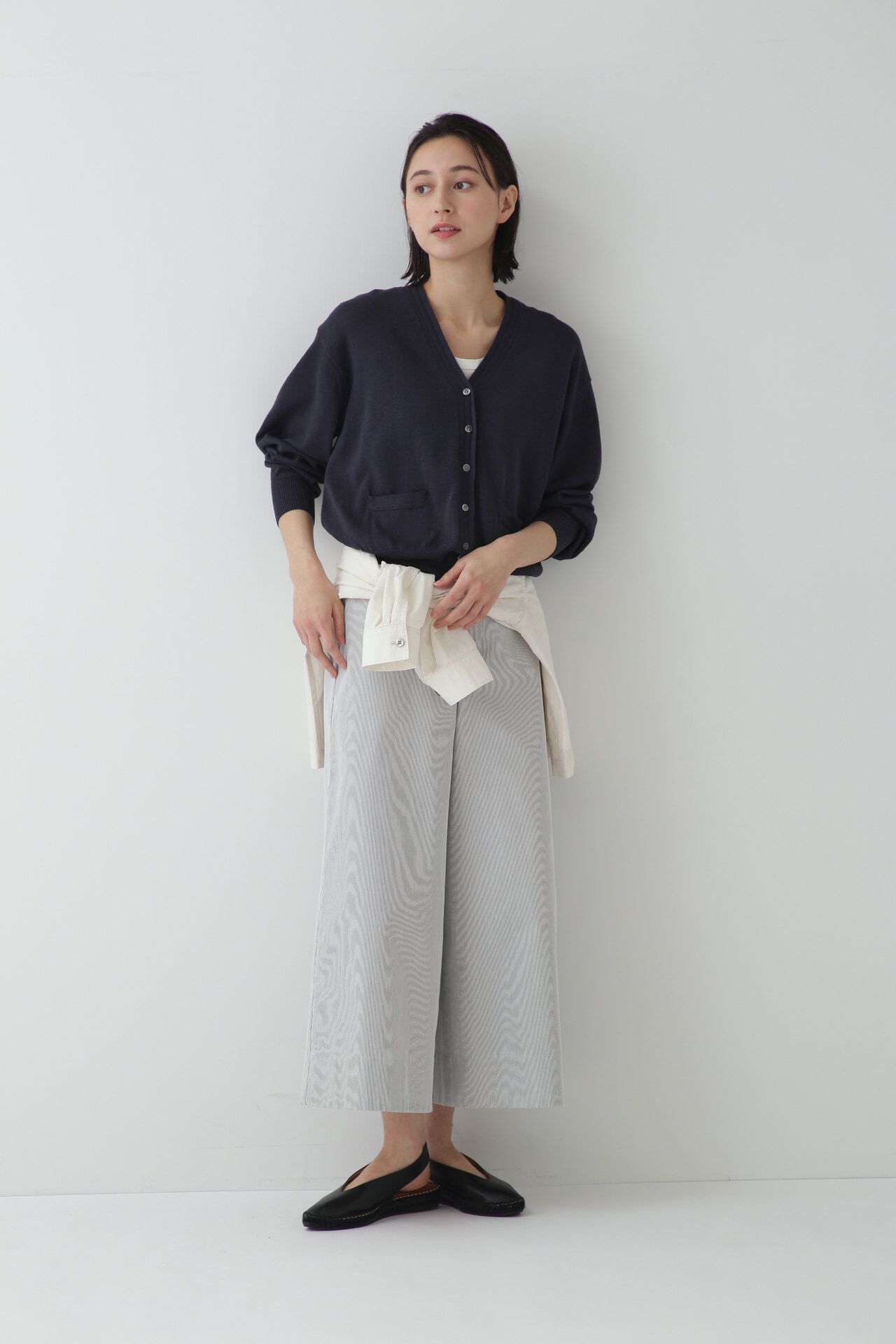  「◆ペーパーヤーンカーディガン」|ニット・セーター|