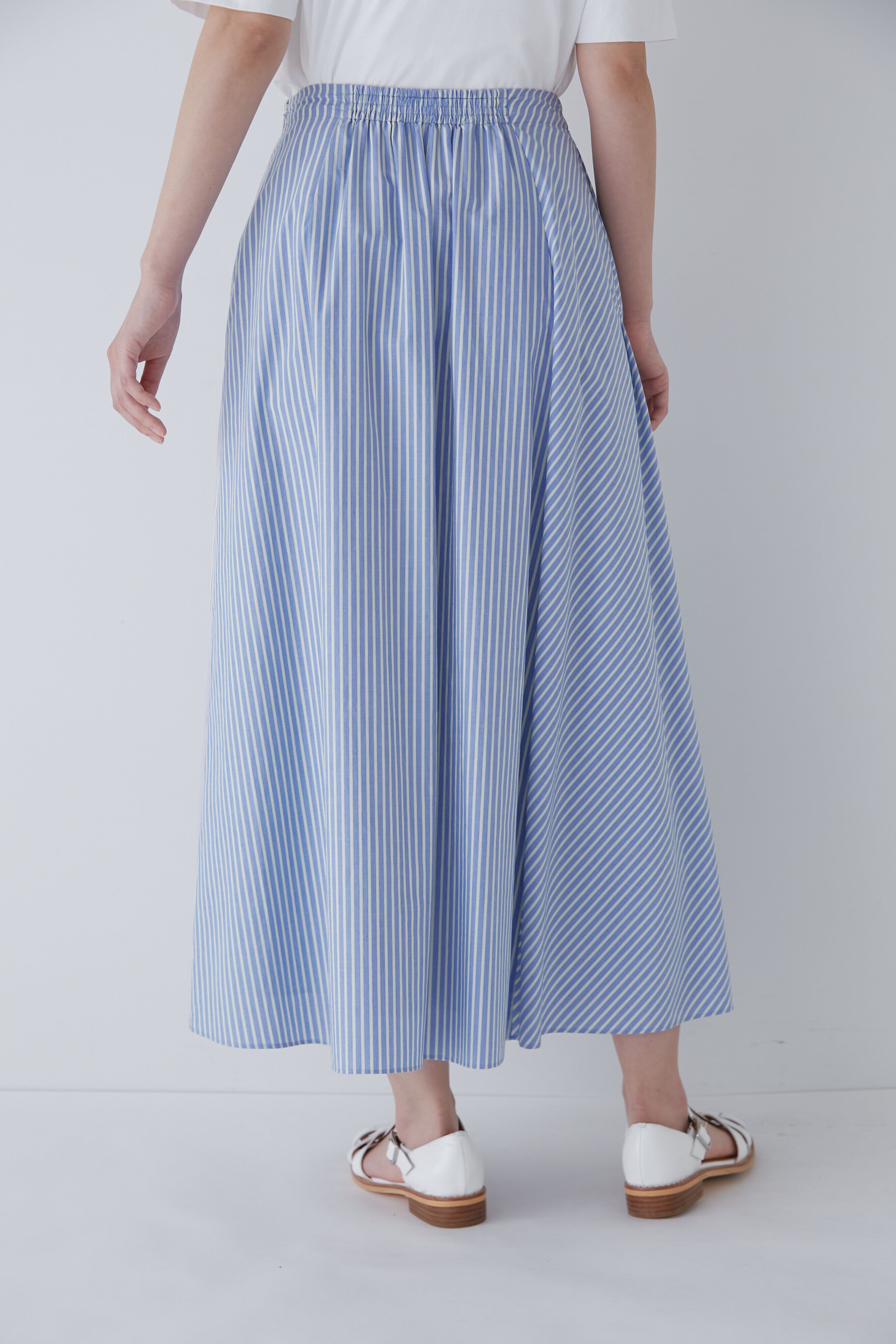  「◆バイカラーストライプスカート」|スカート|