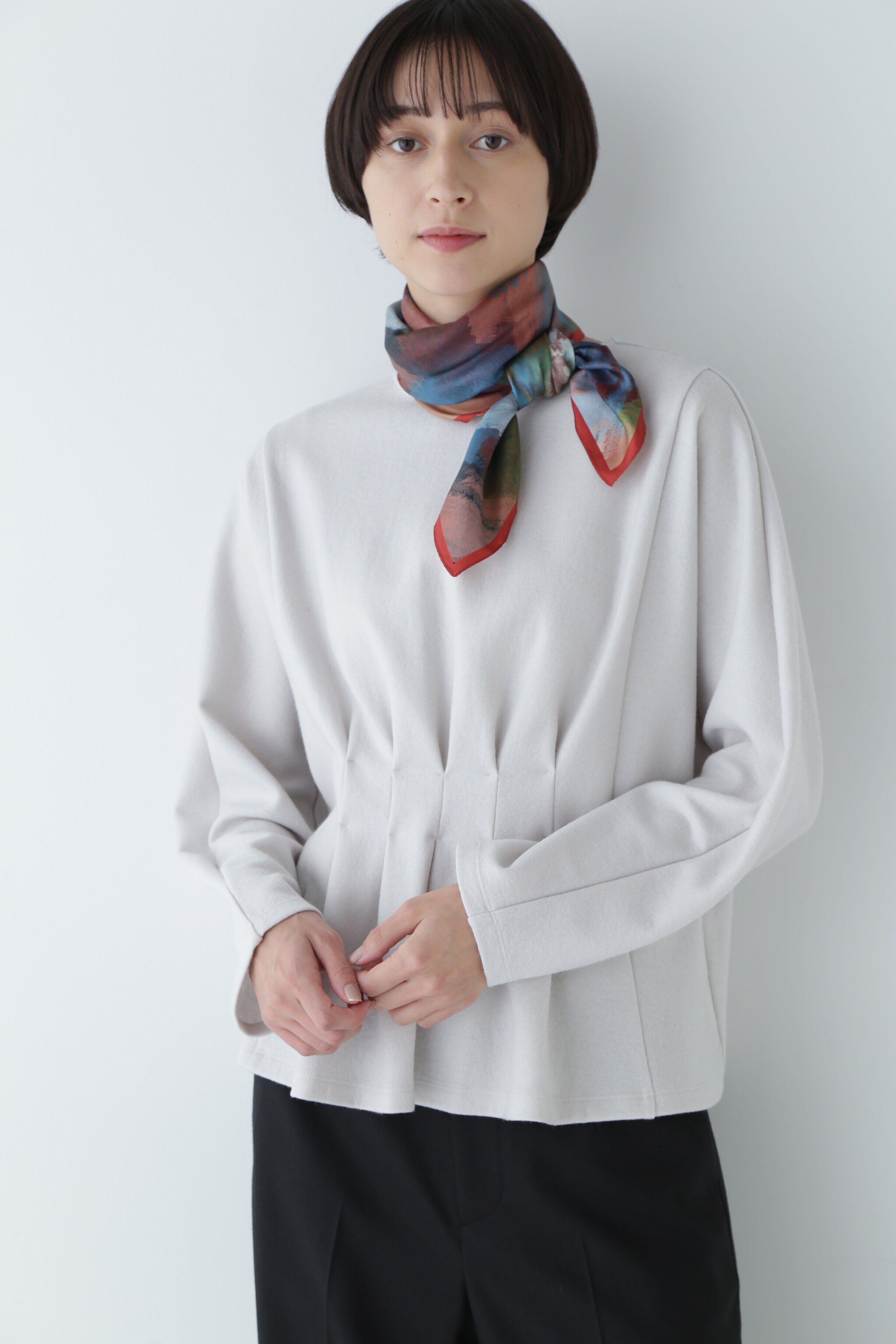  「◆ウエストタックカットソー」|Tシャツ・カットソー|グレー