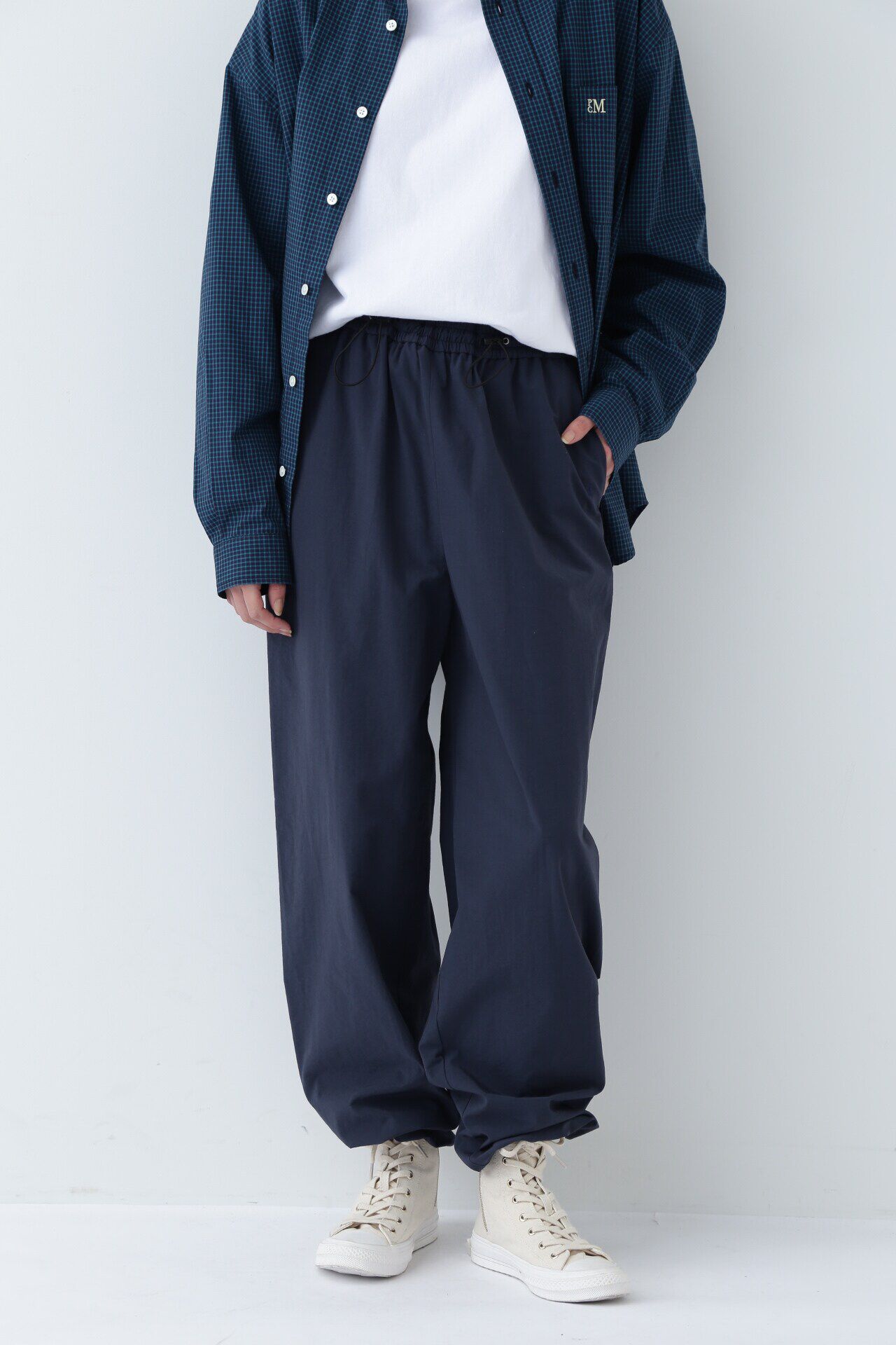  「◆タッサータンブラードロストパンツ」|その他|ネイビー