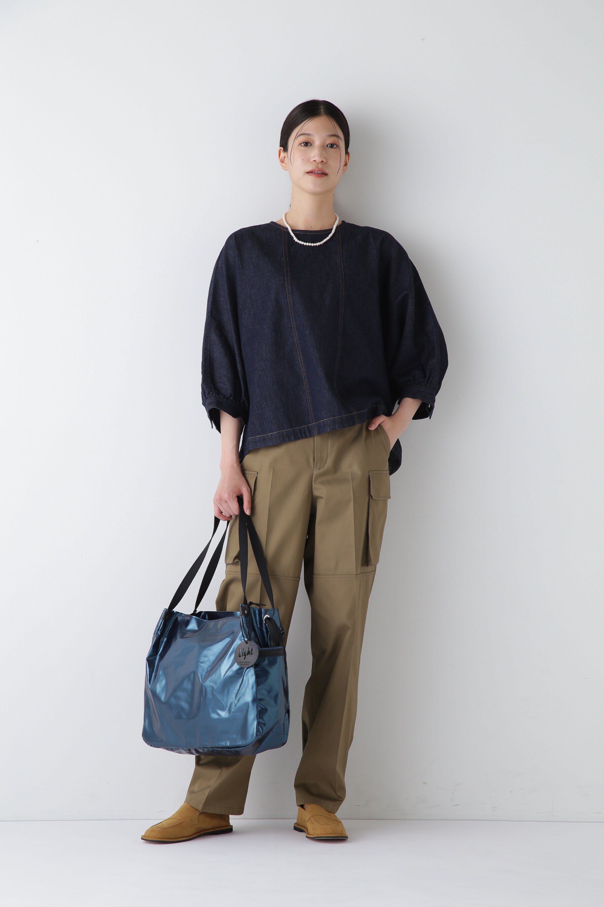 「◆ライトオンスデニムブラウス」|シャツ・ブラウス|