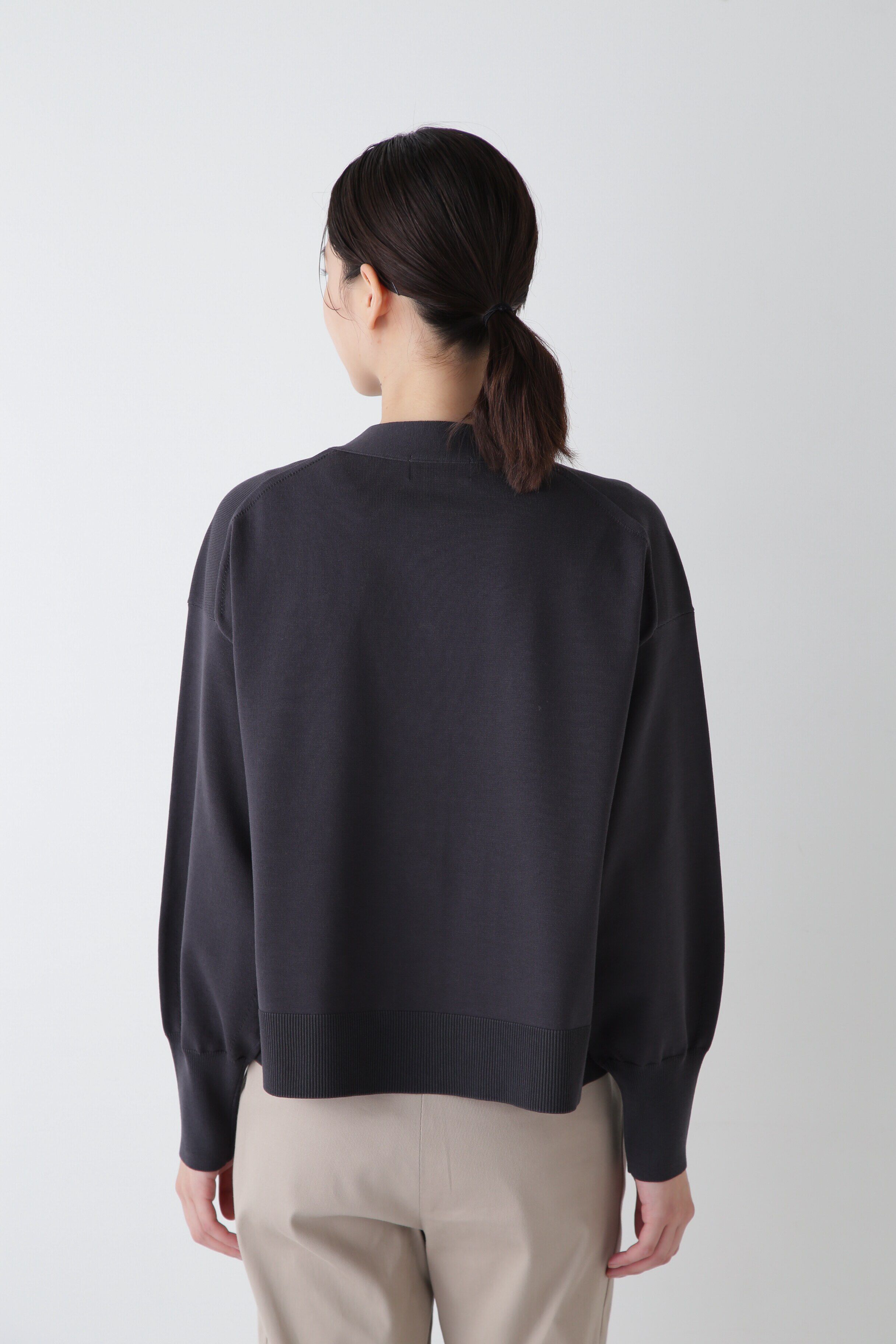  「◆オーガニックコットンＶネックカーディガン」|ニット・セーター|