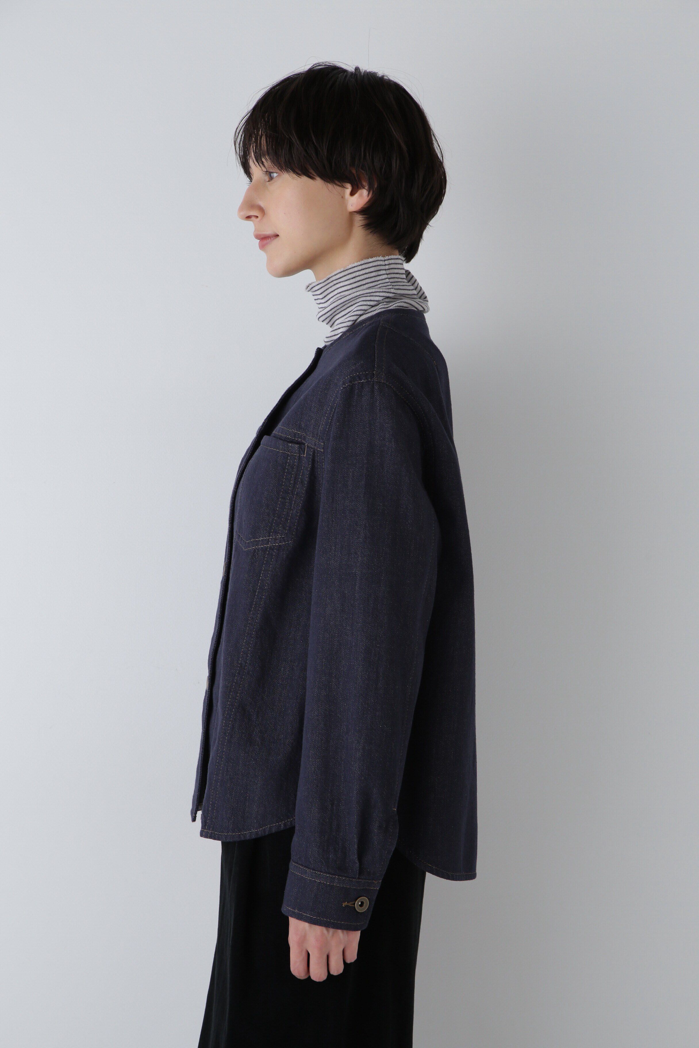  「◆8OZ反応染めデニムブルゾン」|ブルゾン・スタジャン|