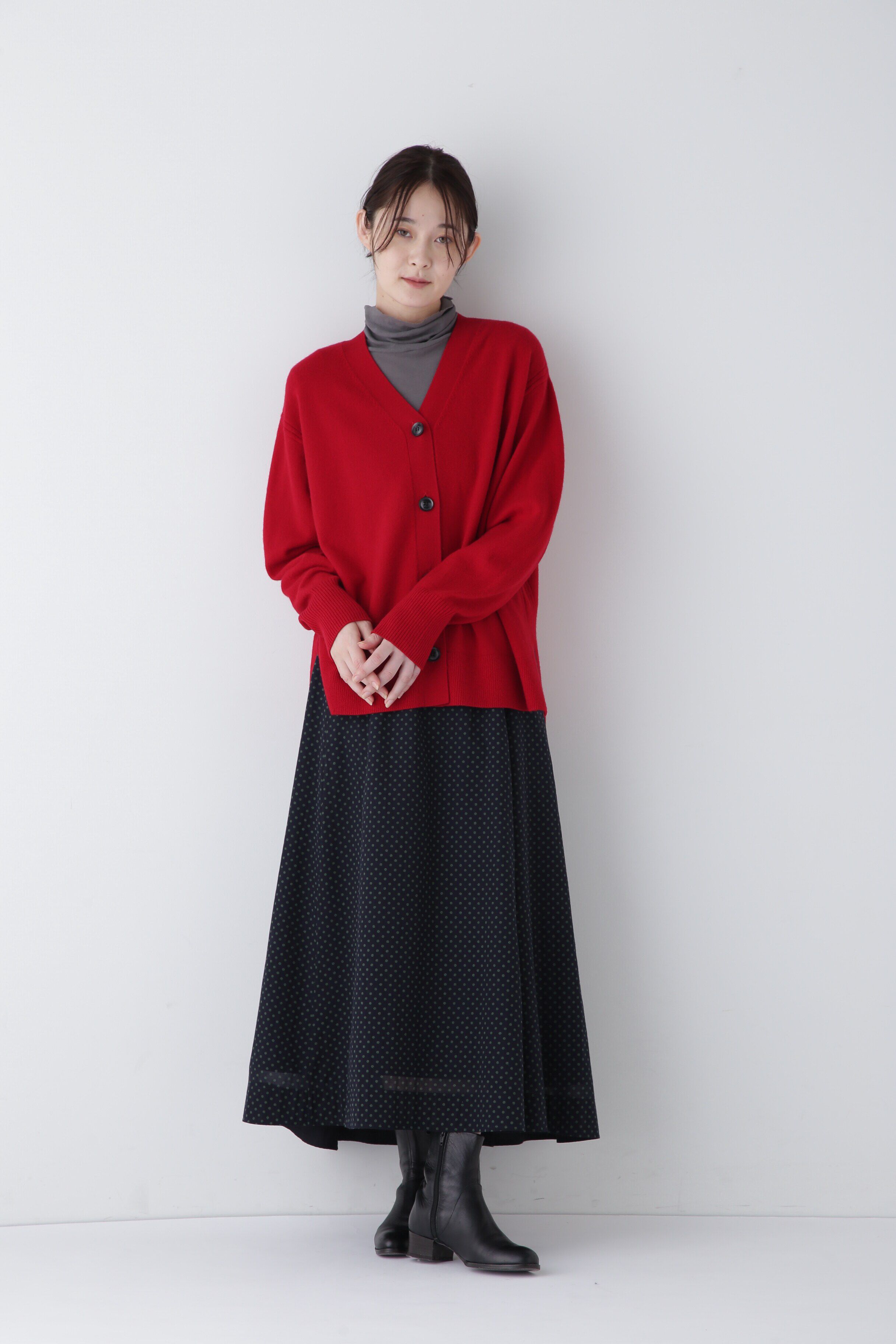  「◆ドットPT綿シルクジョーゼットスカート」|スカート|