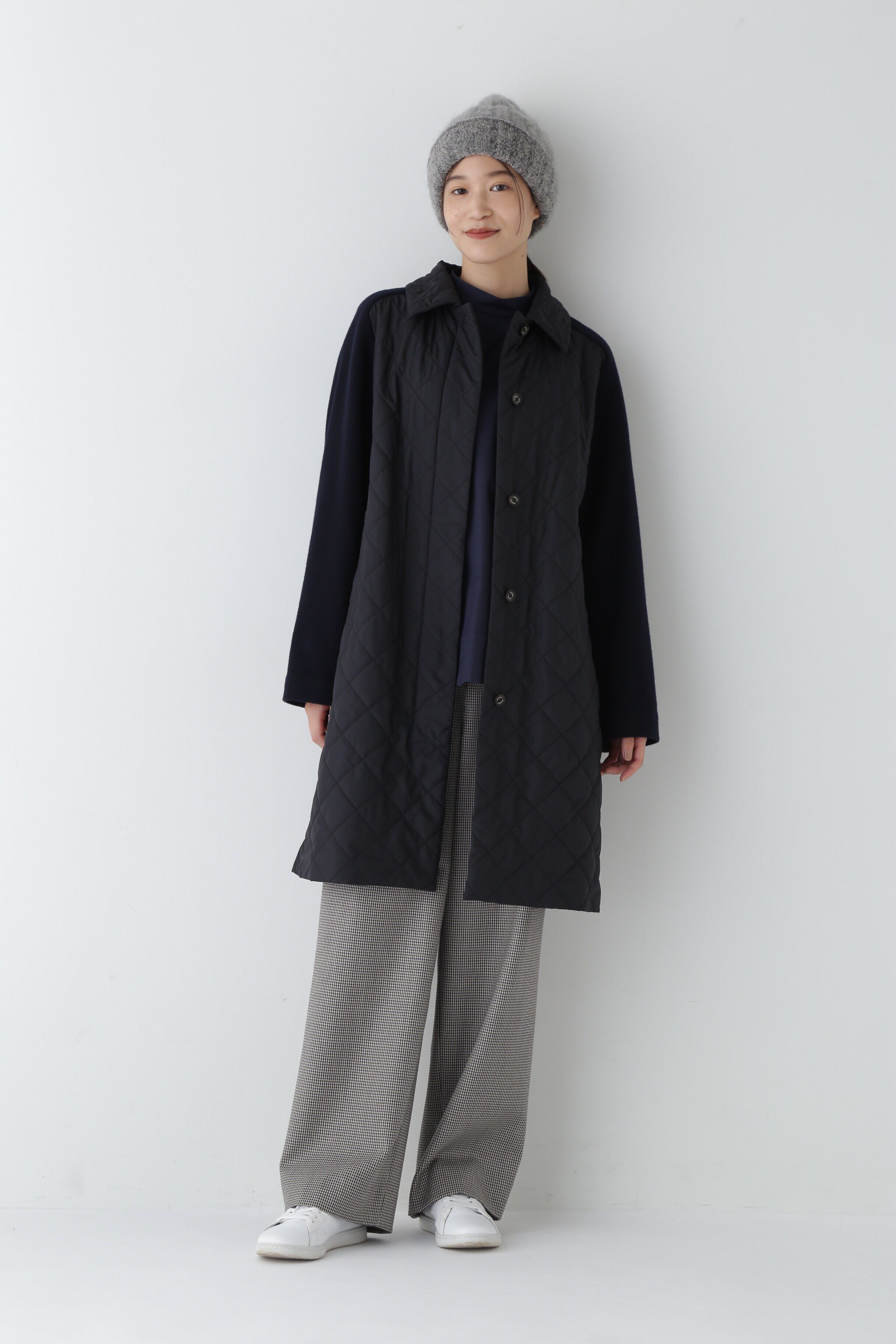  「◆千鳥チェックタックセミワイドパンツ」|その他|