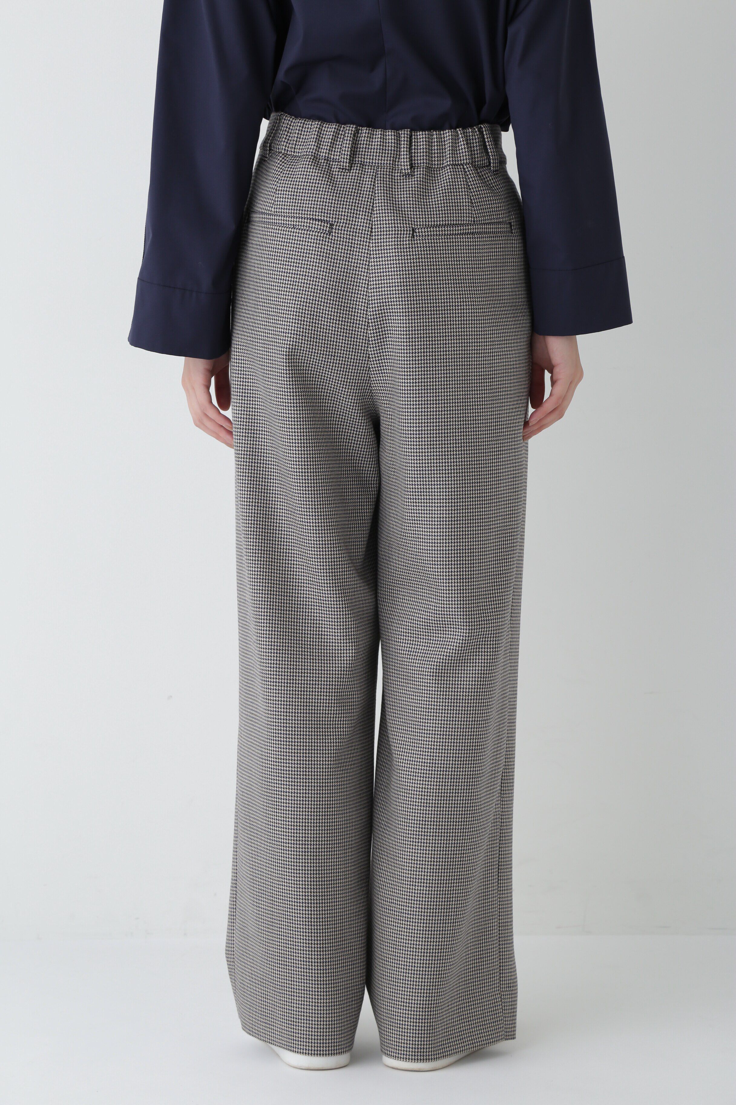  「◆千鳥チェックタックセミワイドパンツ」|その他|