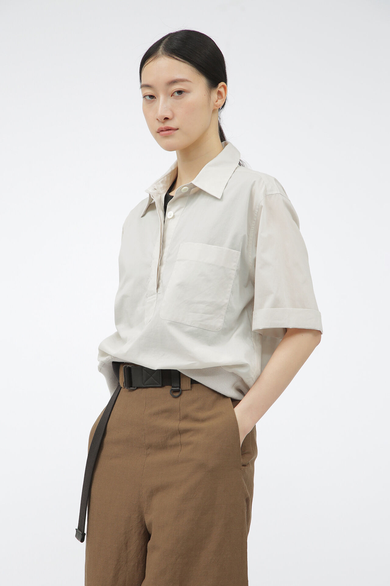  「WASHED COTTON」|シャツ・ブラウス|ECRU2