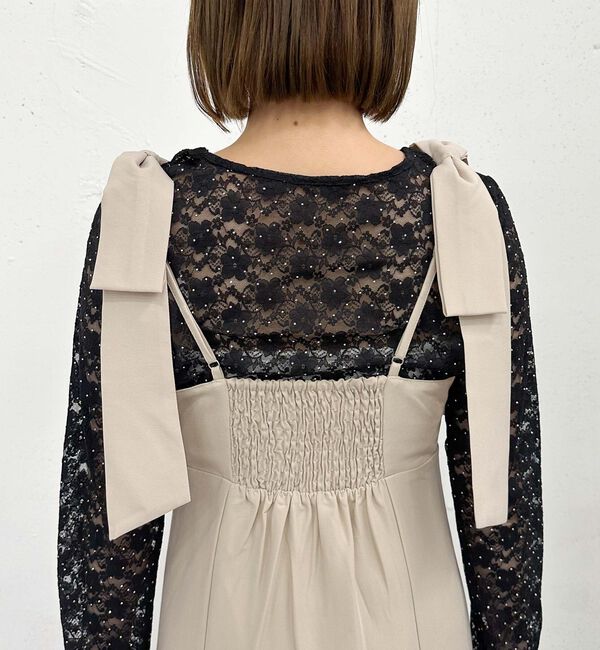 archives「２ｗａｙ肩リボンキャミワンピース」|ワンピース|