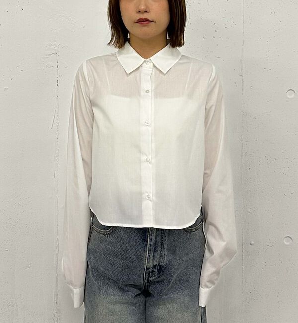 archives「Ｖネックケーブルニット&times;シャツＳＥＴ」|カーディガン|