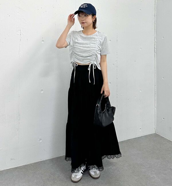 archives「レーストリミングビスチェ&times;ティアードスカートＳＥＴ」|ワンピース|