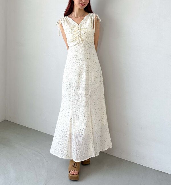 archives「小花柄ドロストノースリワンピース」|ワンピース|OFF WHITE