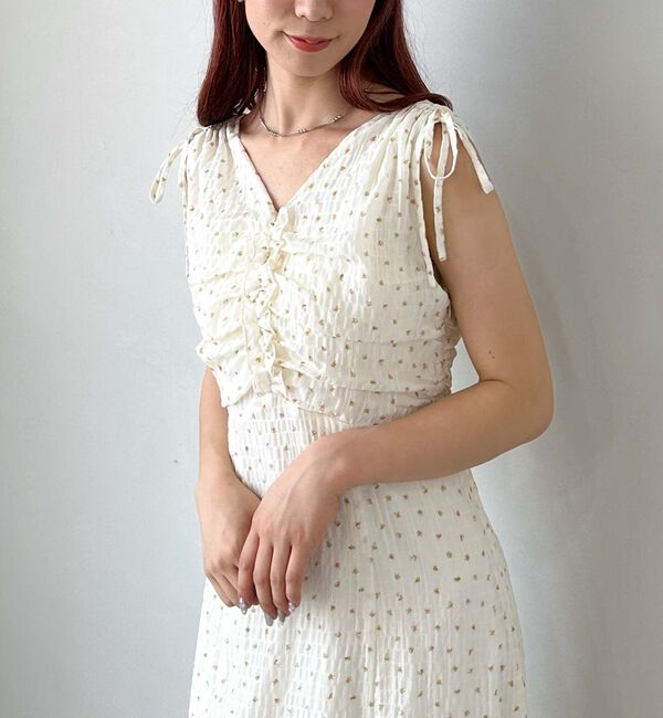 archives「小花柄ドロストノースリワンピース」|ワンピース|