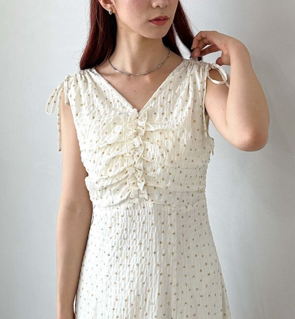 archives「小花柄ドロストノースリワンピース」|ワンピース|