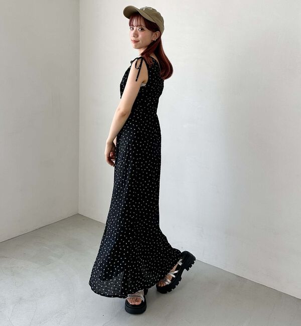 archives「小花柄ドロストノースリワンピース」|ワンピース|