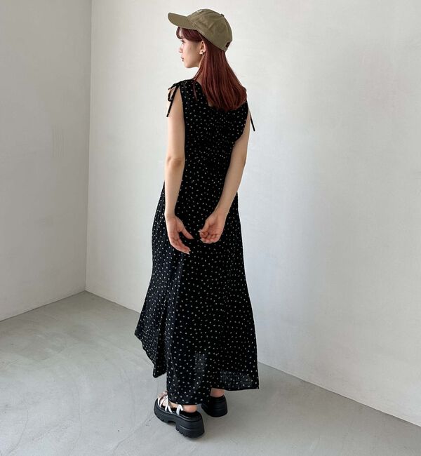 archives「小花柄ドロストノースリワンピース」|ワンピース|