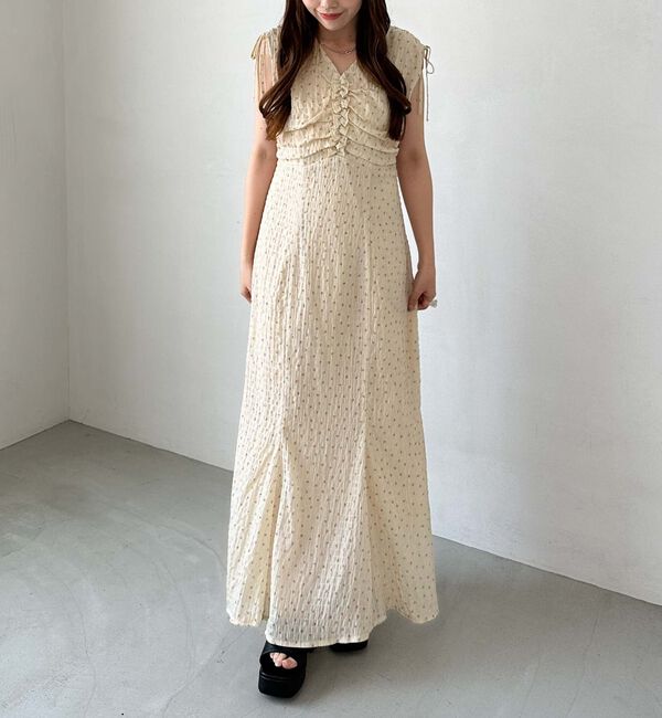 archives「小花柄ドロストノースリワンピース」|ワンピース|