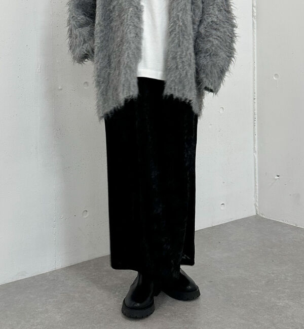 archives「メッシュベロアナロースカート」|スカート|