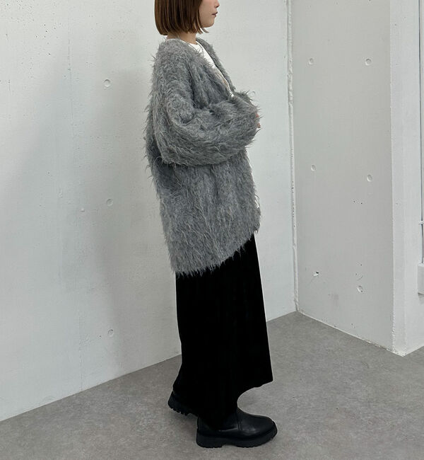 archives「メッシュベロアナロースカート」|スカート|