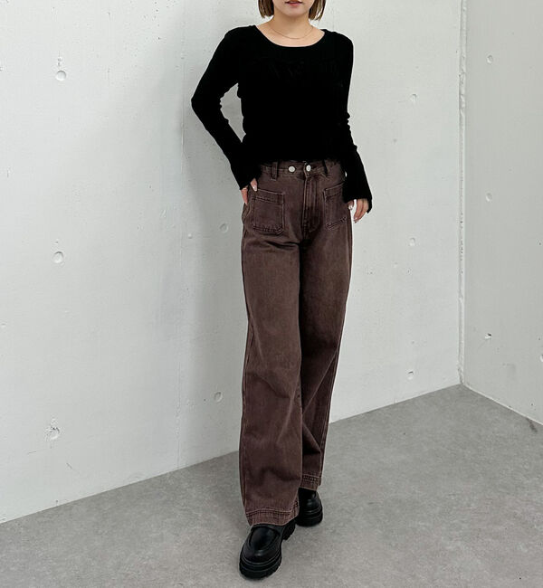 archives「ベロアシャーリングビスチェ&times;リブニットプルオーバーＳＥＴ」|カーディガン|