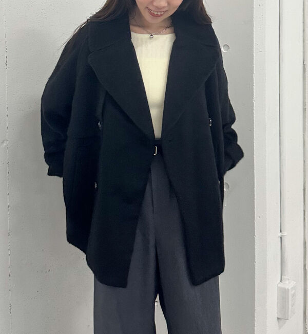 archives「シャギーダブルミドルコート」|ダッフルコート|