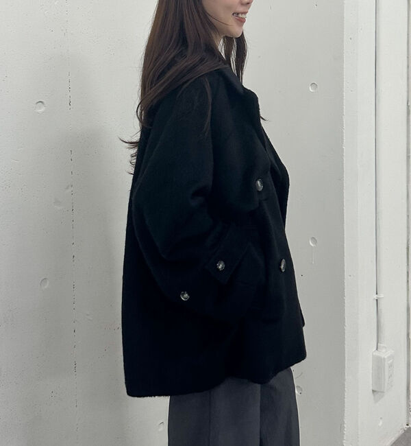 archives「シャギーダブルミドルコート」|ダッフルコート|