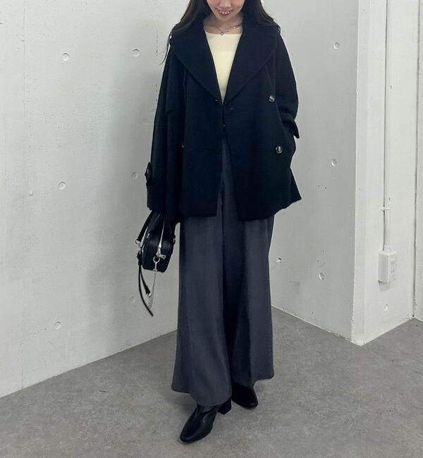 archives「シャギーダブルミドルコート」|ダッフルコート|