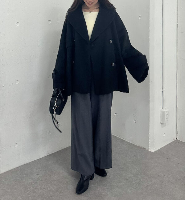 archives「シャギーダブルミドルコート」|ダッフルコート|