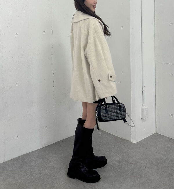 archives「シャギーダブルミドルコート」|ダッフルコート|