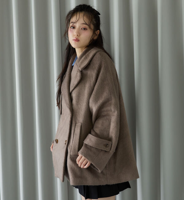 archives「シャギーダブルミドルコート」|ダッフルコート|