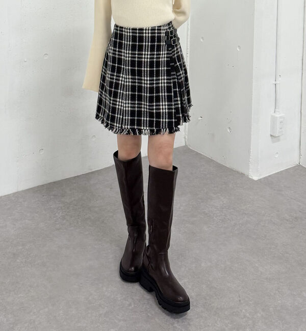 archives「ツイードラップミニスカート」|スカート|