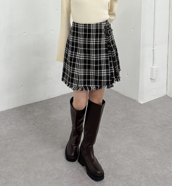 archives「ツイードラップミニスカート」|スカート|