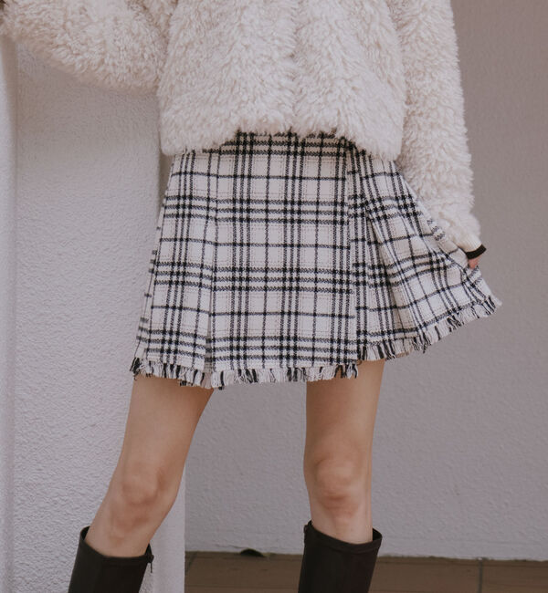 archives「ツイードラップミニスカート」|スカート|