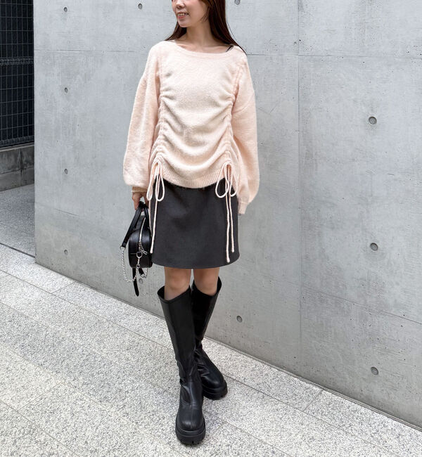 archives「ウールライク台形ミニスカート」|スカート|