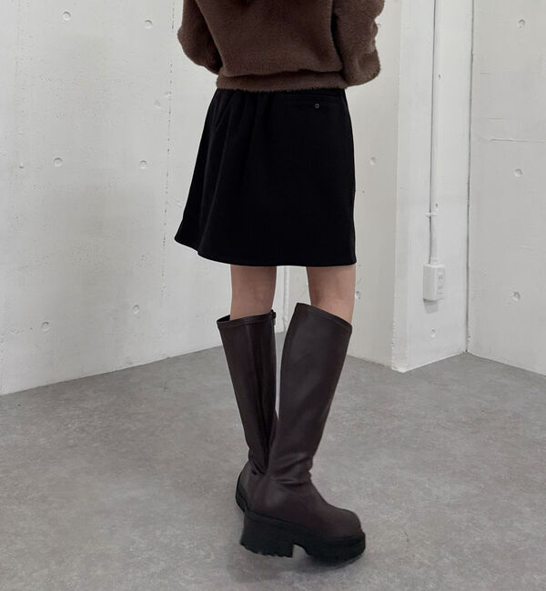 archives「ウールライク台形ミニスカート」|スカート|