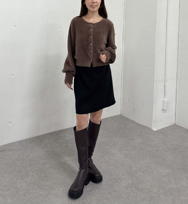 archives「ウールライク台形ミニスカート」|スカート|