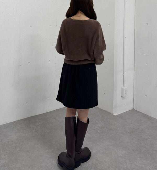 archives「ウールライク台形ミニスカート」|スカート|