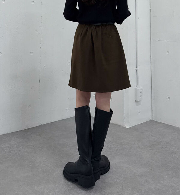 archives「ウールライク台形ミニスカート」|スカート|