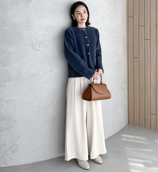 Doux archives「ダブルフェイスニットジャケット」|カーディガン|