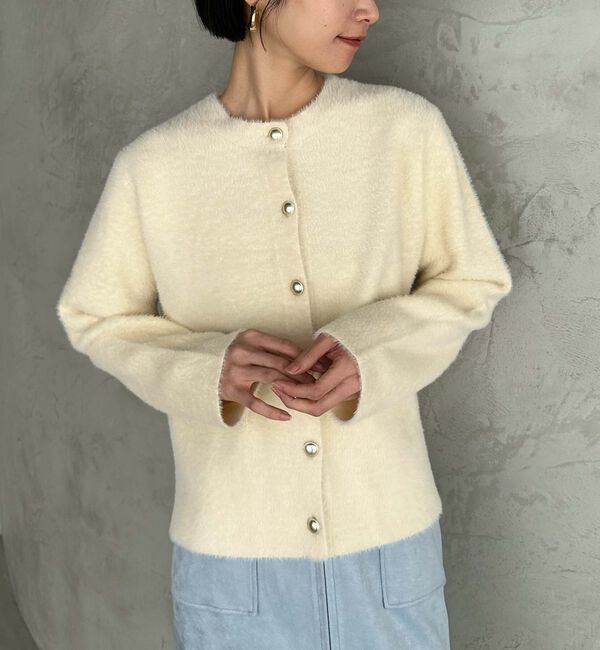 Doux archives「ダブルフェイスニットジャケット」|カーディガン|