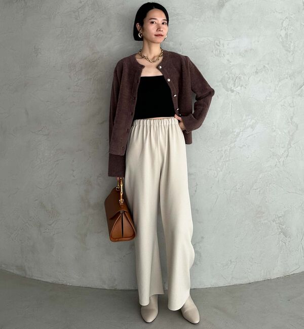 Doux archives「ダブルフェイスニットジャケット」|カーディガン|