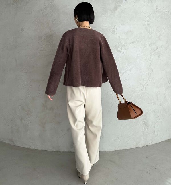 Doux archives「ダブルフェイスニットジャケット」|カーディガン|