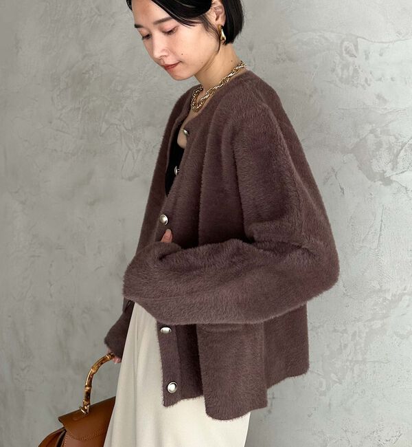 Doux archives「ダブルフェイスニットジャケット」|カーディガン|